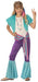 Rubie's Girl's Girls' Hippie Costume Set | Printed Costume L Multicolor