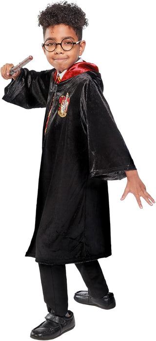 Rubie's Official Harry Potter Gryffindor Deluxe Robe Childs Costume, Kids Fancy Dress