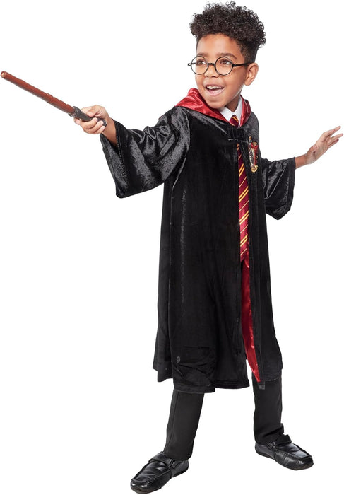 Rubie's Official Harry Potter Gryffindor Deluxe Robe Childs Costume, Kids Fancy Dress