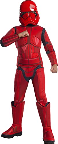 Rubie's Official Disney Star Wars Ep 9 Red Stormtrooper Deluxe Child Costume, Kids Fancy Dress