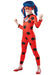 DELUXE LADYBUG COSTUME - FANCY DRESS COSTUME (SIZE: 3-4)
