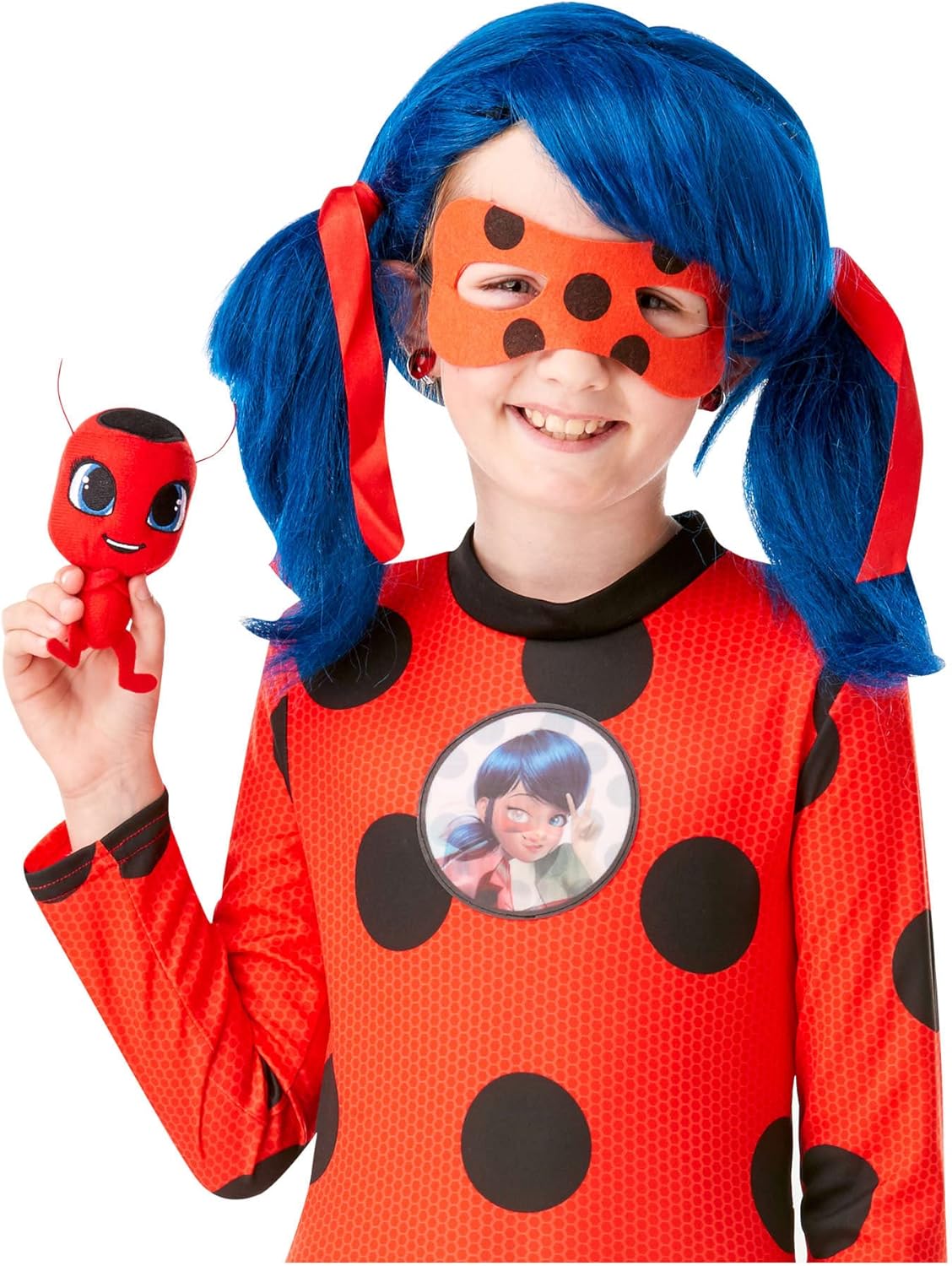 DELUXE LADYBUG COSTUME - FANCY DRESS COSTUME (SIZE: 3-4)