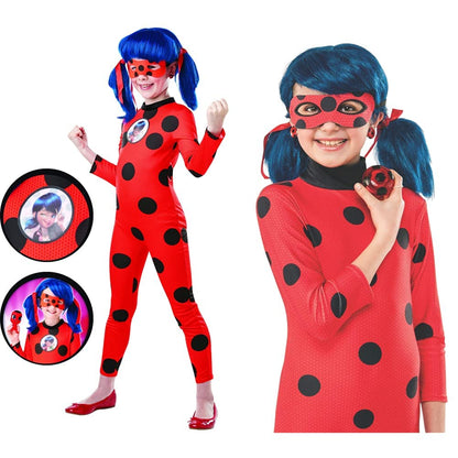 Rubie's Official Miraculous Ladybug Deluxe Child's Costume with Eye Mask
