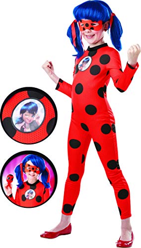 Rubie's Official Miraculous Ladybug Deluxe Child's Costume with Eye Mask