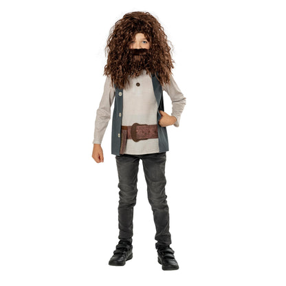 Rubies Official Harry Potter Deluxe Hagrid Child Costume, Kids Fancy Dress