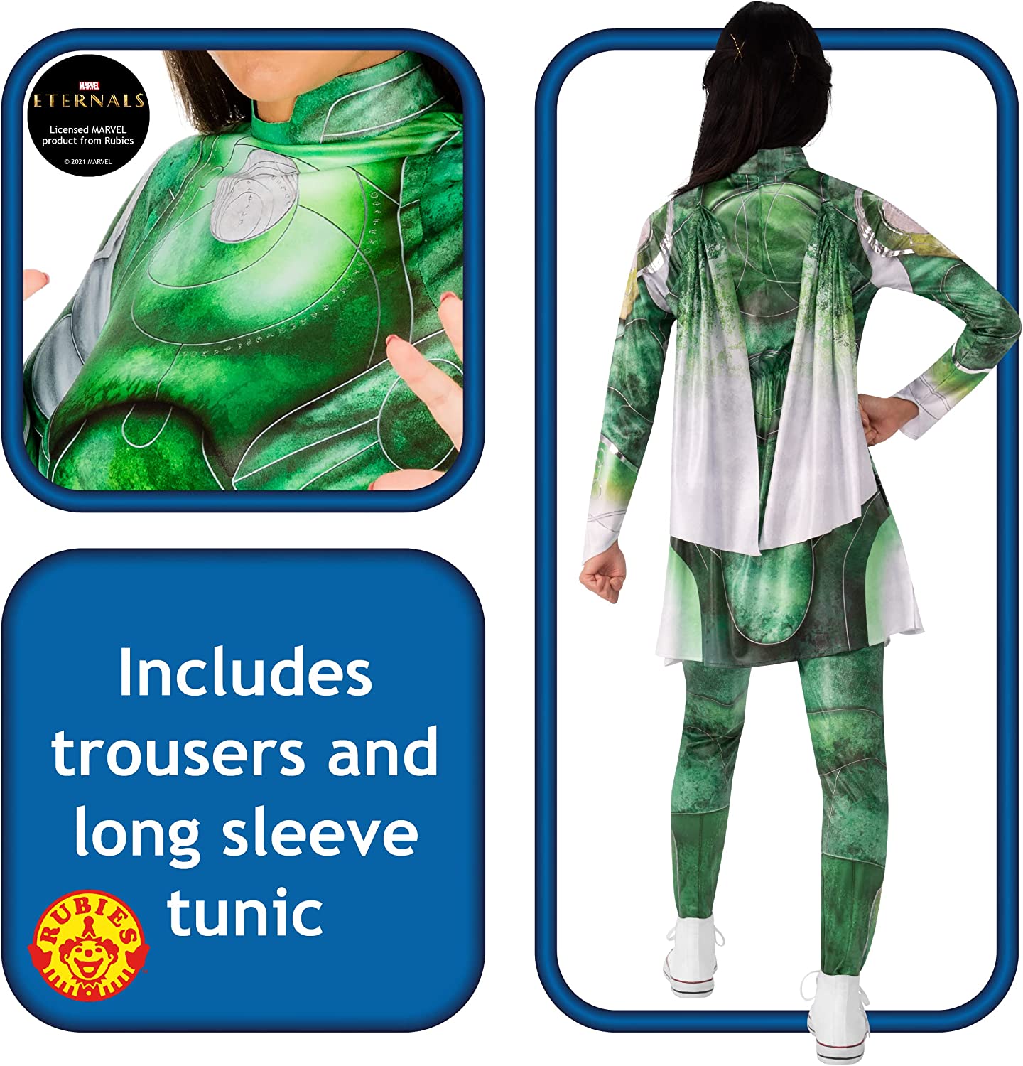 Rubie's Damen Marvel The Eternals Movie Deluxe Sersi Costume Kostüme für Erwachsene