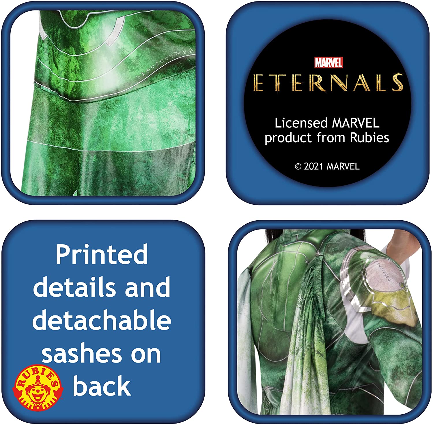 Rubies Official Disney Marvel Eternals Sersi Deluxe Womens Adult Costume