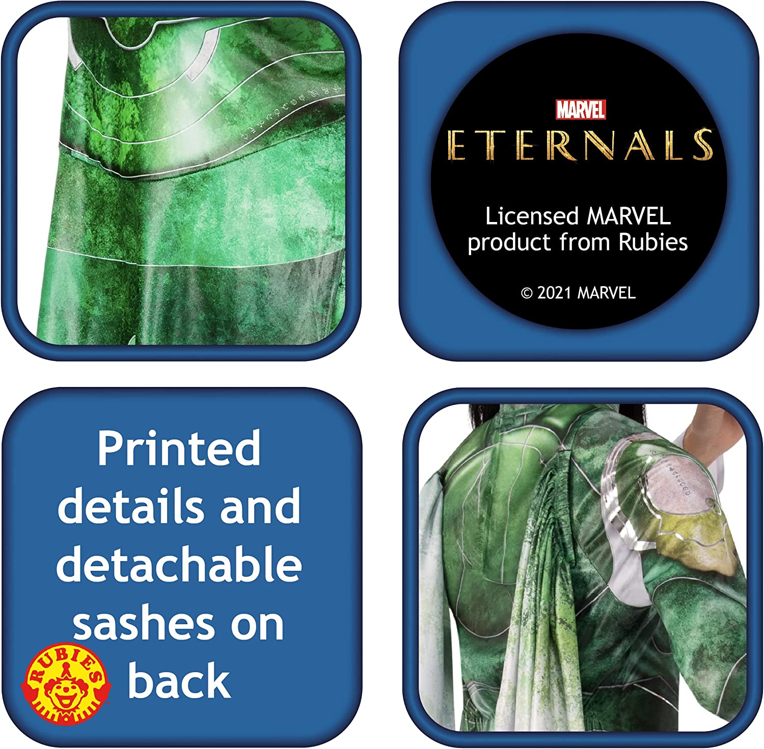 Rubies Official Disney Marvel Eternals Sersi Deluxe Womens Adult Costume