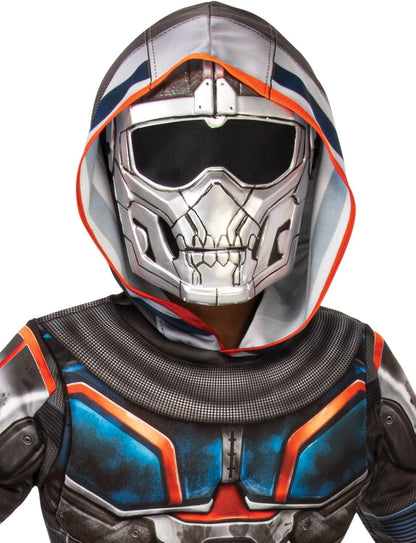 Rubies Official Marvel Black Widow Movie, Deluxe Taskmaster Kids Costume, Villain Fancy Dress