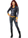 (CL) DELUXE BLACK WIDOW COSTUME - FANCY DRESS COSTUME (SIZE: L)