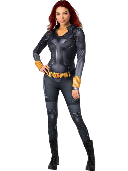 (CL) DELUXE BLACK WIDOW COSTUME - FANCY DRESS COSTUME (SIZE: L)