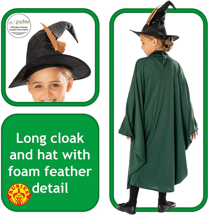 Rubies Official Harry Potter Professor McGonagall Robe, Kids Fancy Dress