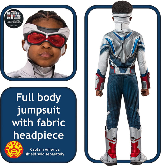 Rubie's Boy's Marvel: The Falcon and The Winter Soldier Captain America Deluxe Costume