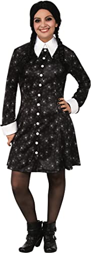 Rubie's Official Addams Family Wednesday-Kostüm für Damen, Kostüm für Erwachsene