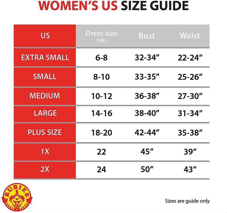 Rubie's Official Addams Family Wednesday-Kostüm für Damen, Kostüm für Erwachsene