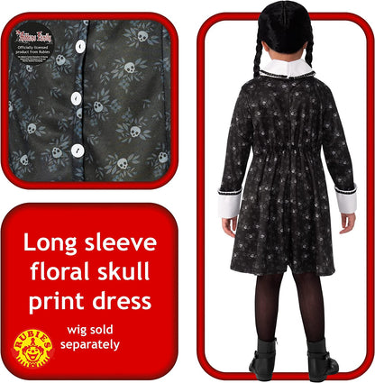 Rubie's Official Addams Family Wednesday Addams Child Costume