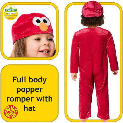 Rubies Official Sesame Street Baby Elmo Costume, Baby Fancy Dress