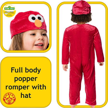 Rubies Official Sesame Street Baby Elmo Costume, Baby Fancy Dress
