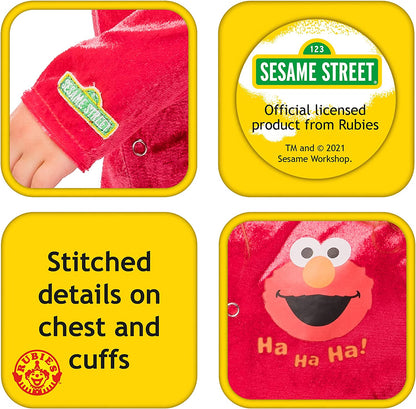 Rubies Official Sesame Street Baby Elmo Costume, Baby Fancy Dress