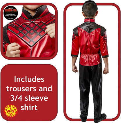 Rubies Official Disney Marvel Shang-Chi Movie Deluxe Child Costume, Kids Fancy Dress