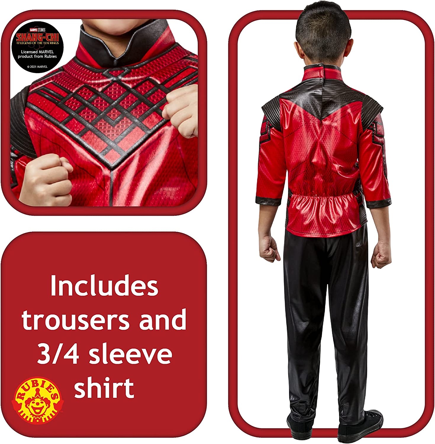 Rubies Official Disney Marvel Shang-Chi Movie Deluxe Kids Costume