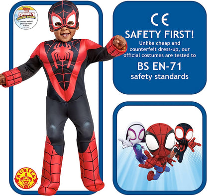 Rubies Official Marvel Spidey and his Amazing Friends Spinn Deluxe Toddler Costume Halloween