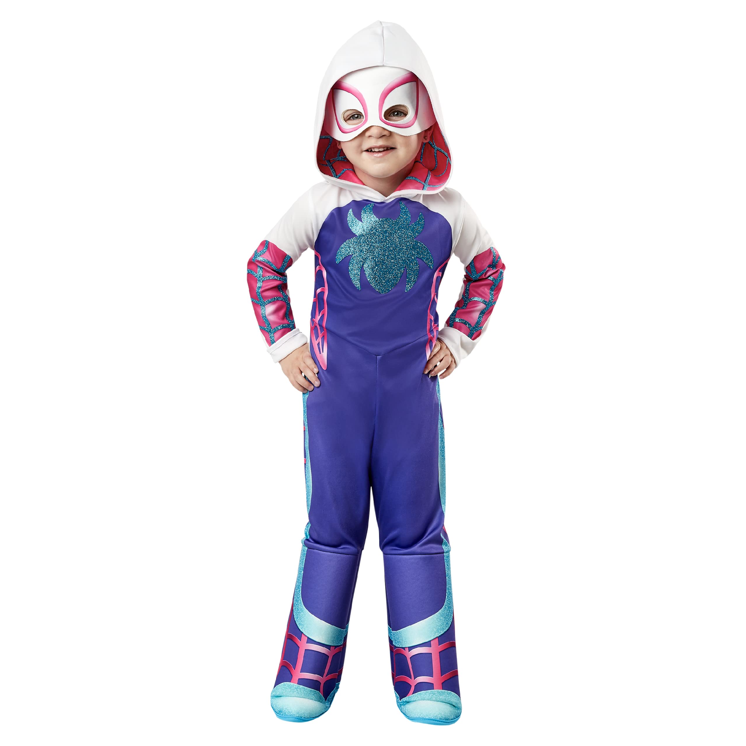 Rubie's Official Marvel Spidey and his Amazing Friends Ghost Spider Deluxe Toddler Costume