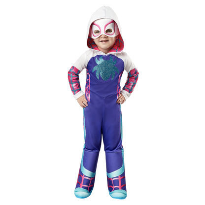 Rubie's Official Marvel Spidey and his Amazing Friends Ghost Spider Deluxe Toddler Costume