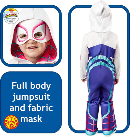 Rubie's Official Marvel Spidey and his Amazing Friends Ghost Spider Deluxe Toddler Costume