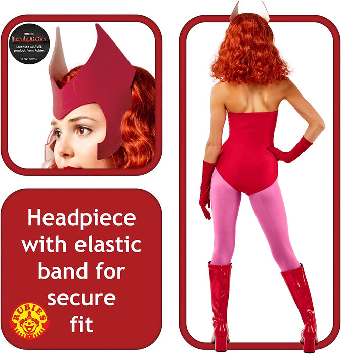 Rubies Official Disney Marvel Wanda Adult Costume, Womens Superhero Fancy Dress Halloween