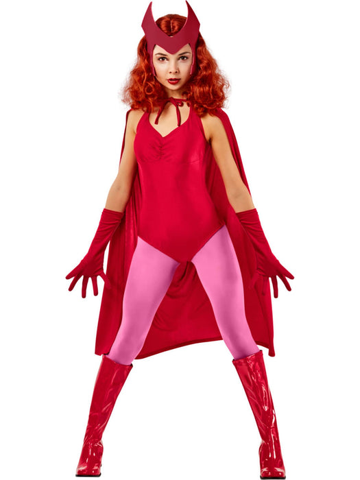 Rubies Official Disney Marvel Wanda Adult Costume, Womens Superhero Fancy Dress Halloween