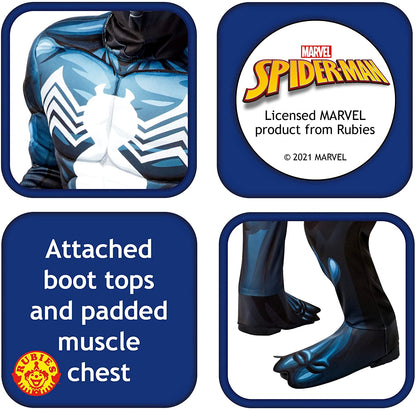Rubie's Official Disney Marvel Spider-Man Venom Deluxe Boys Costume, Superhero Fancy Dress