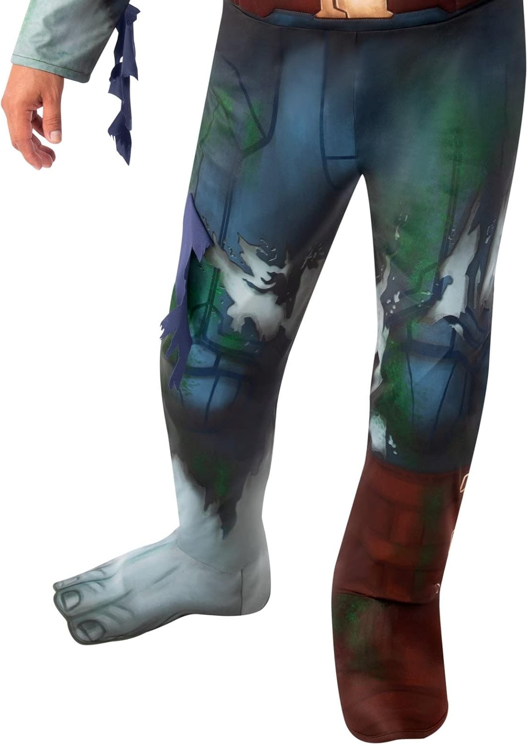 Rubie's Official Disney Plus What If Zombie Captain America Deluxe Adult Costume, Halloween Fancy Dress