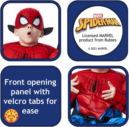 Rubies Official Marvel Spider-Man Adaptive Child Costume, Kids Fancy Dress Halloween