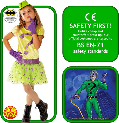 Rubie's 702873 Dc Super Villains Riddler Costume Tutu Dress