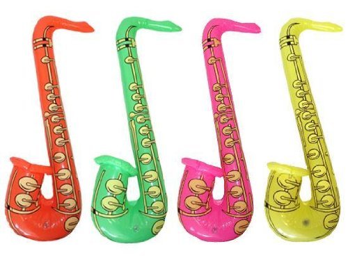 (CL) INFLATABLE SAXOPHONE (75CM) - FANCY DRESS