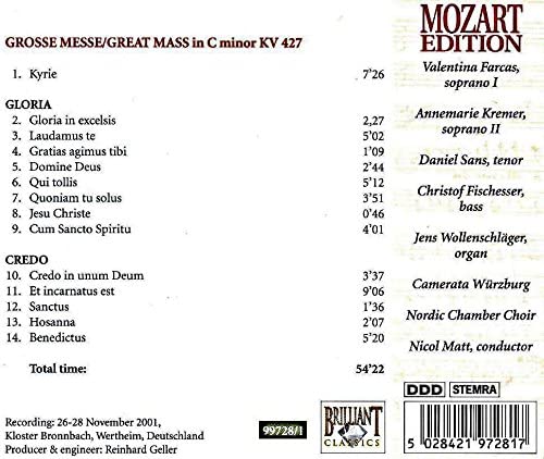 Mozart - Grosse Messe