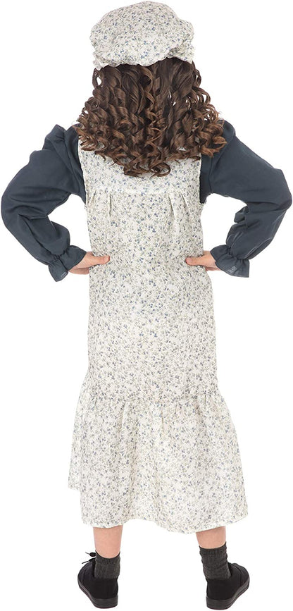 Bristol Novelty CF235S Classic Victorian Girl (Small) Costume, Multi-Colour