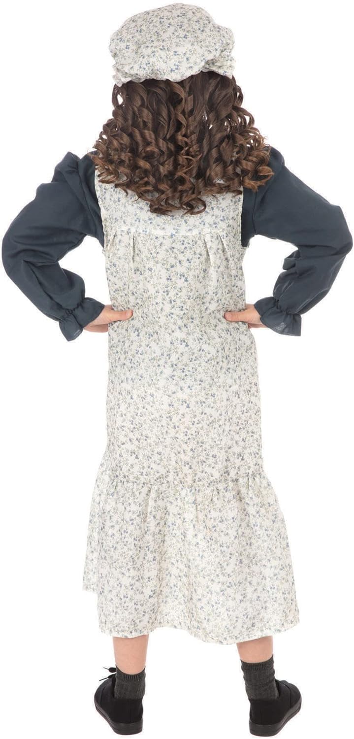 Bristol Novelty CF235S Classic Victorian Girl (Small) Costume, Multi-Colour