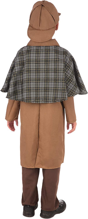 Bristol Novelty CF237S Detective Boy (Small) Costume, Brown