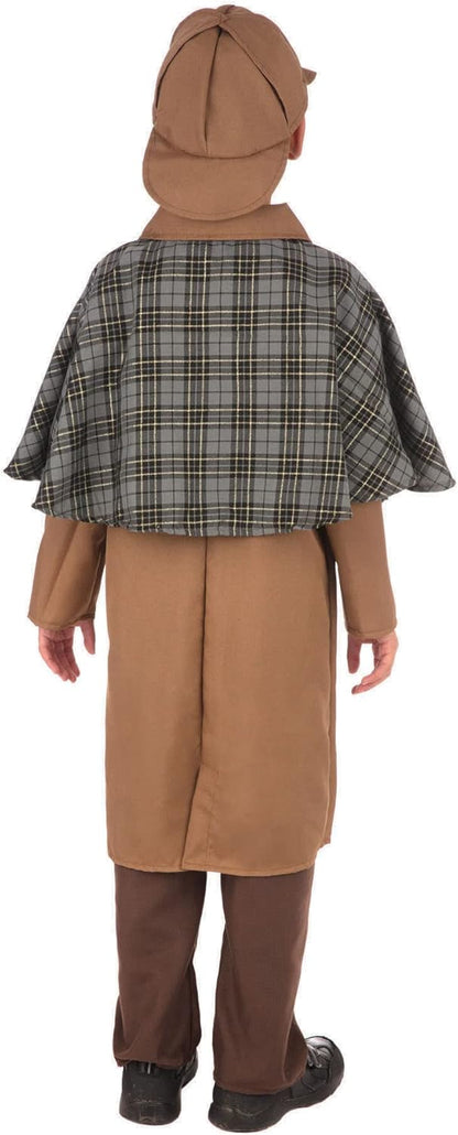 Bristol Novelty CF237S Detective Boy (Small) Costume, Brown