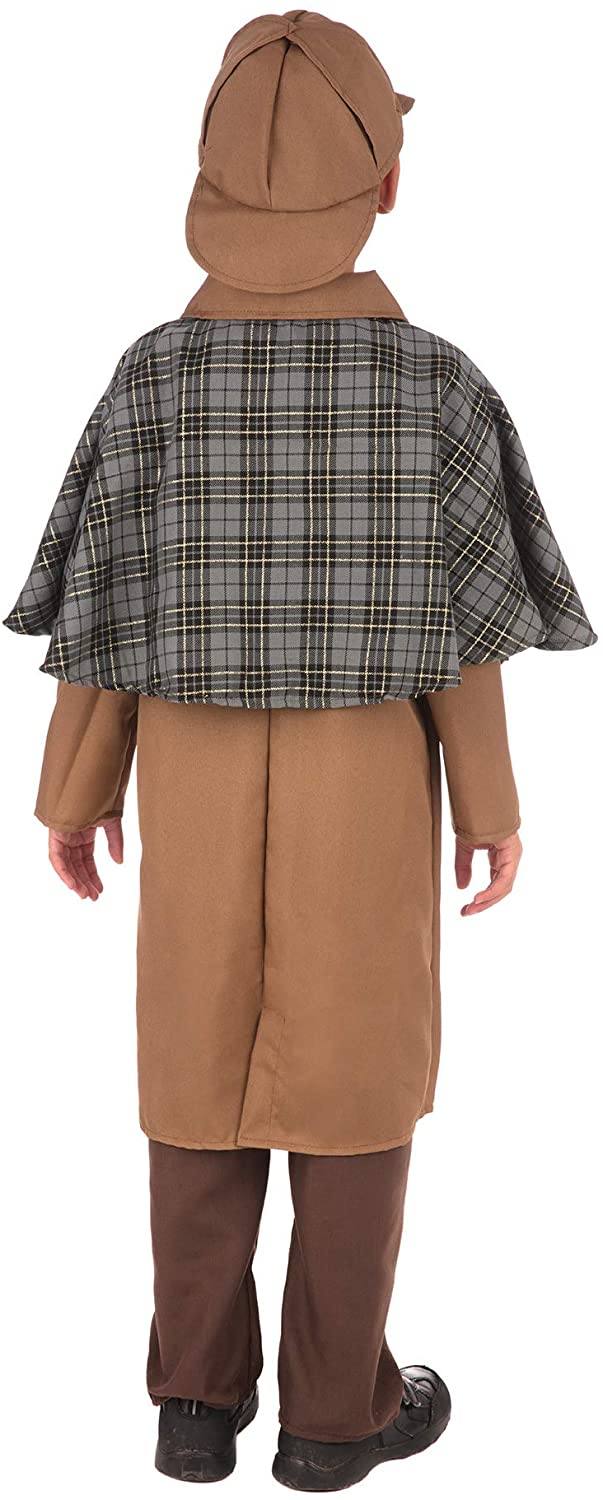 Bristol Novelty Garçon détective (taille XL), Boys, CF237XL, Brown, 9-10+ Years Old