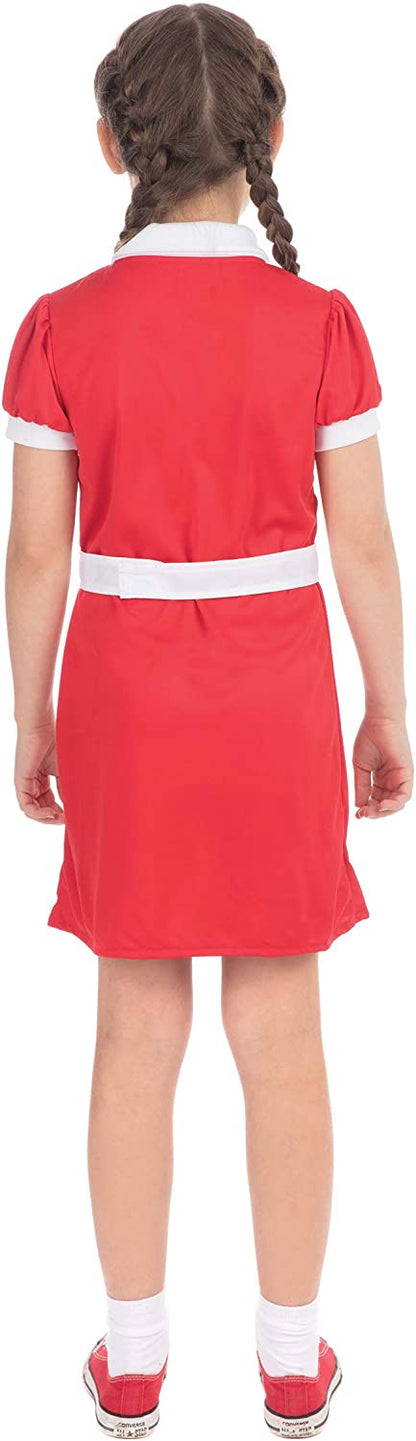 Bristol Novelty CF238S Red Orphan Girl (Small) Costume