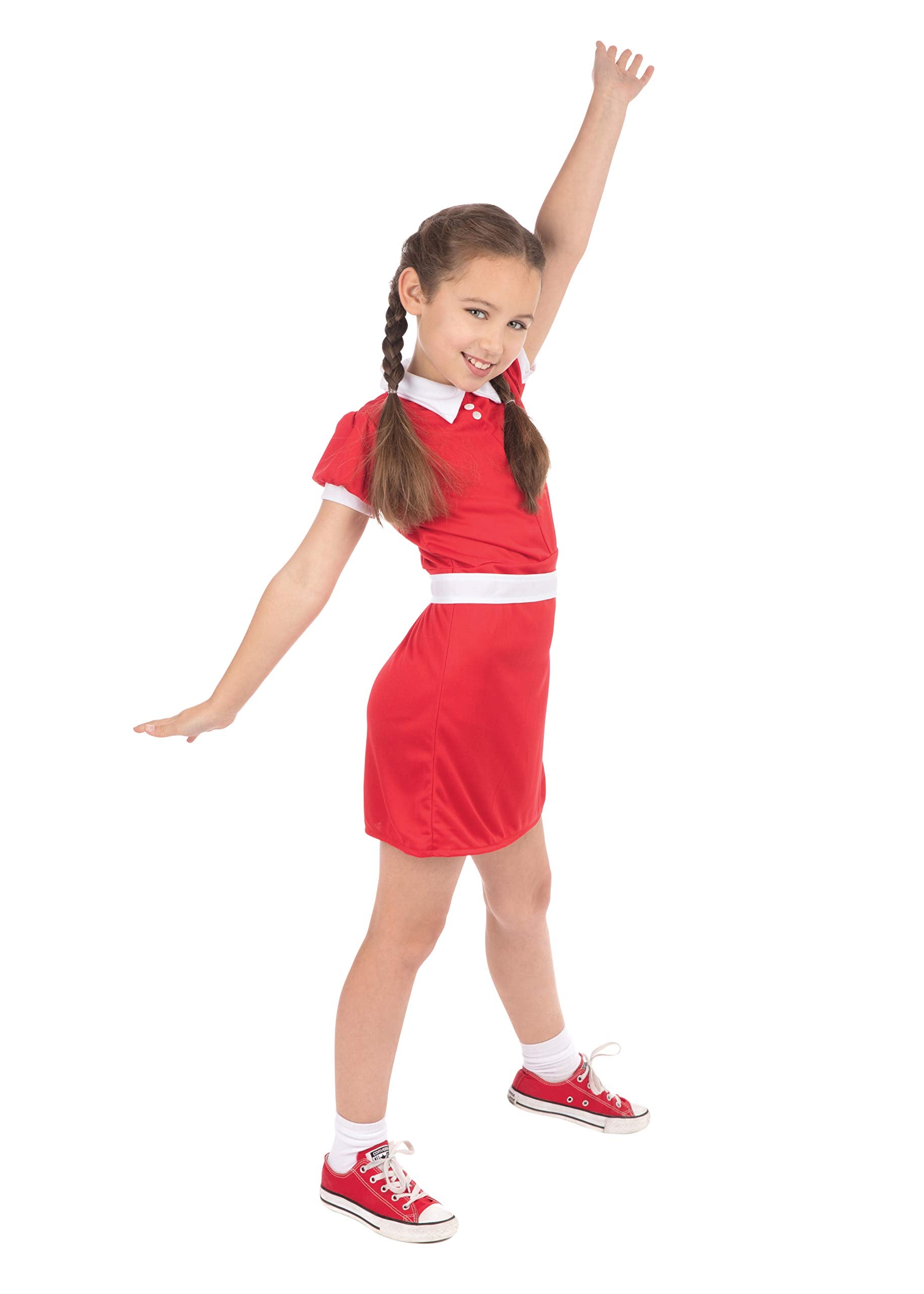 Bristol Novelty CF238S Red Orphan Girl (Small) Costume 9-10+ Years Old