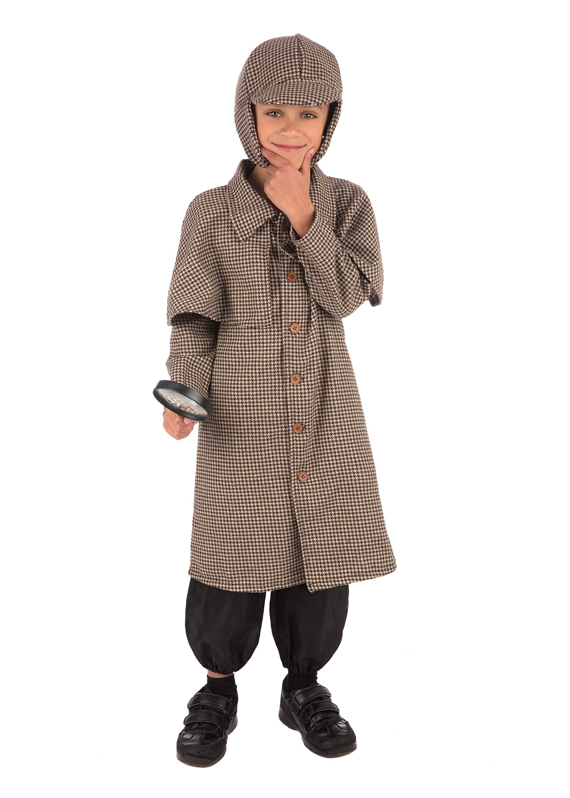 Bristol Novelty Detective Boy Long Costume, Kids Fancy Dress 4-6 Years