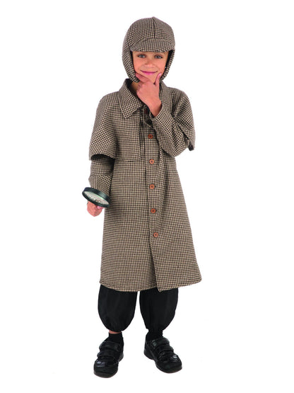 Bristol Novelty Detective Boy Long Costume, Kids Fancy Dress 4-6 Years