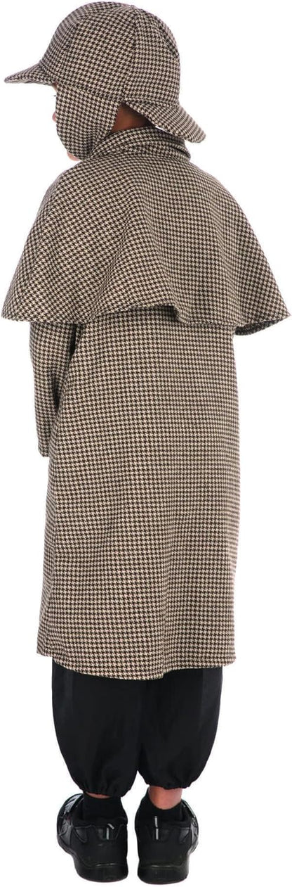 Bristol Novelty Detective Boy Long Costume, Kids Fancy Dress 4-6 Years