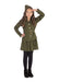 Bristol Novelty WWII Soldier Girl Costume, Kids Fancy Dress