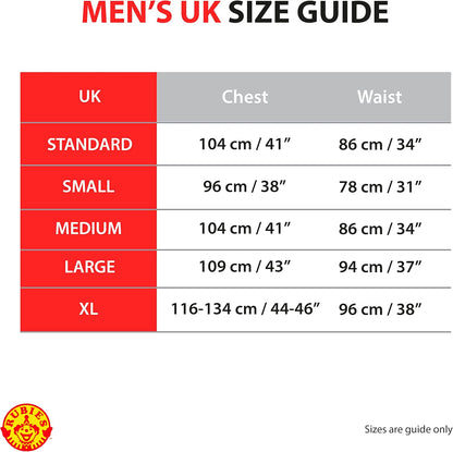 Bristol Novelty Weihnachtshelfer-Kostüm für Herren, Grün, Gelb Einheitsgröße