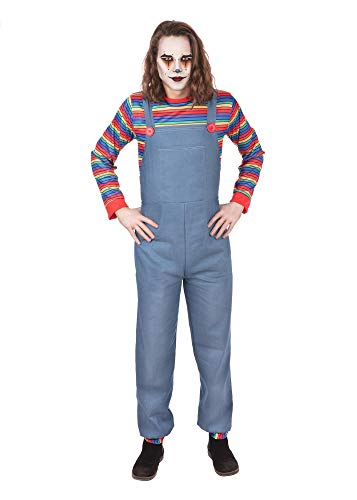 Bristol Novelty Denim Demon Adult Costume, For Men, Multicolor